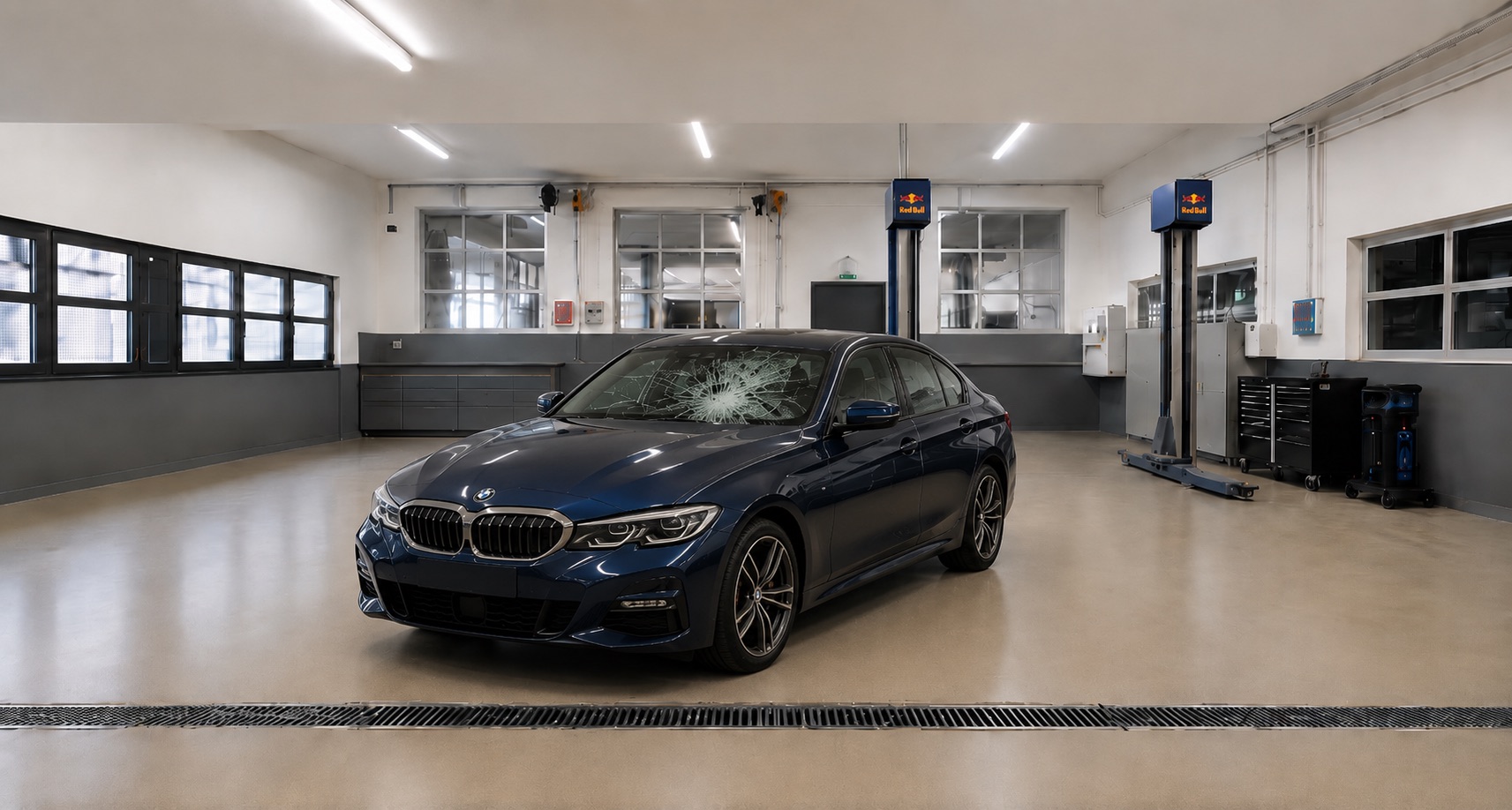 Fahrzeugverglasung in der Carrosserie Helg Wil